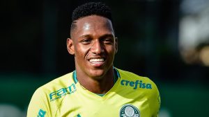 Yerry Mina. Foto: Cesar Greco/SEP