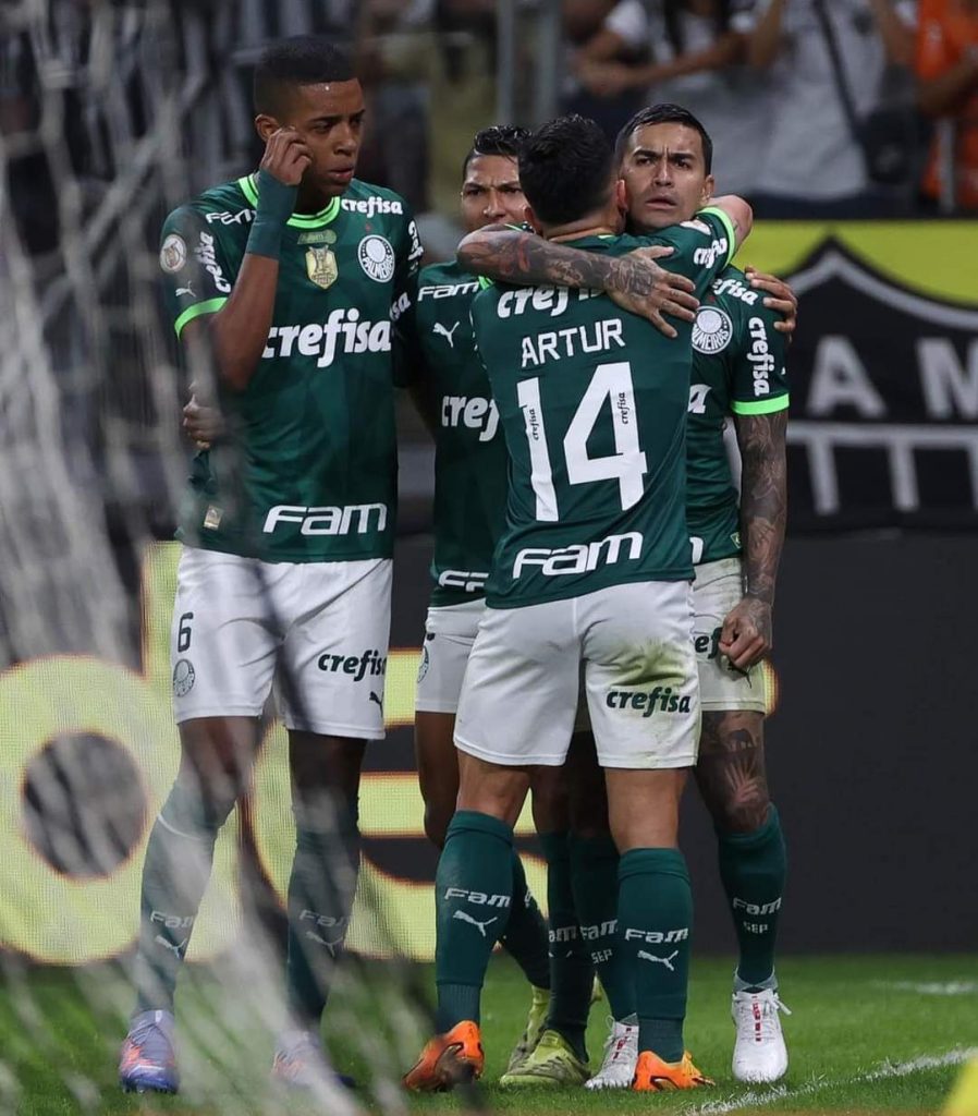 Elenco do Palmeiras. Foto: Cesar Greco/Palmeiras 