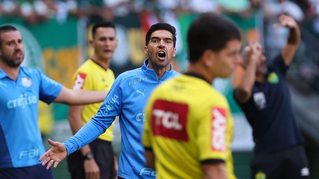 Comissão técnica de Abel. Foto: Cesar Greco/Palmeiras