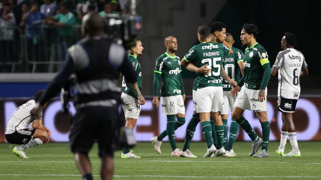 Elenco do Palmeiras. Foto: Cesar Greco/Palmeiras 