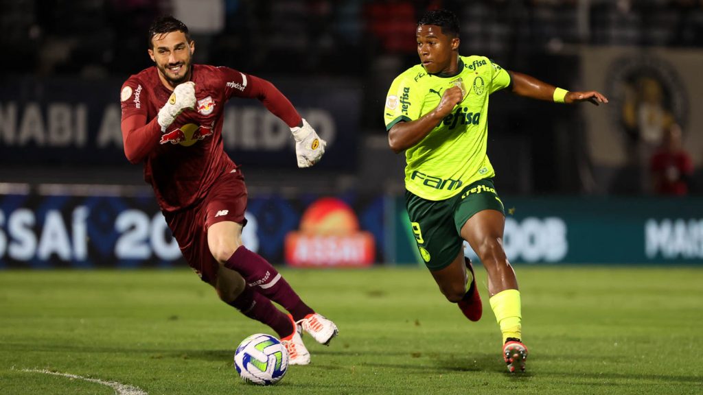 Bragantino e Palmeiras, em Bragança Paulista (Foto: Cesar Greco/Palmeiras)