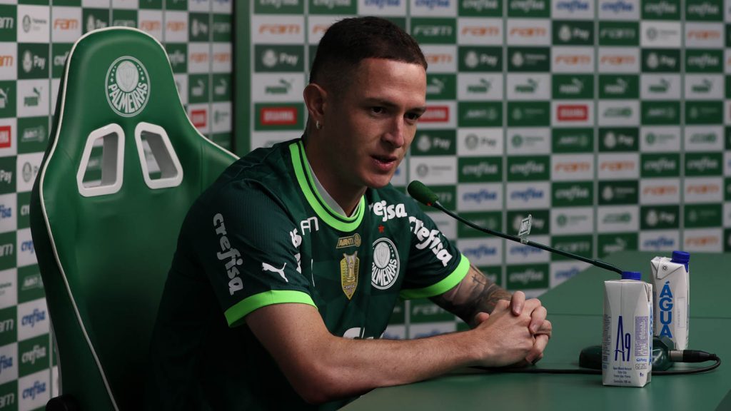 Aníbal Moreno renova com o Verdão até 2029. (Foto: Cesar Greco/SEP/by Canon)