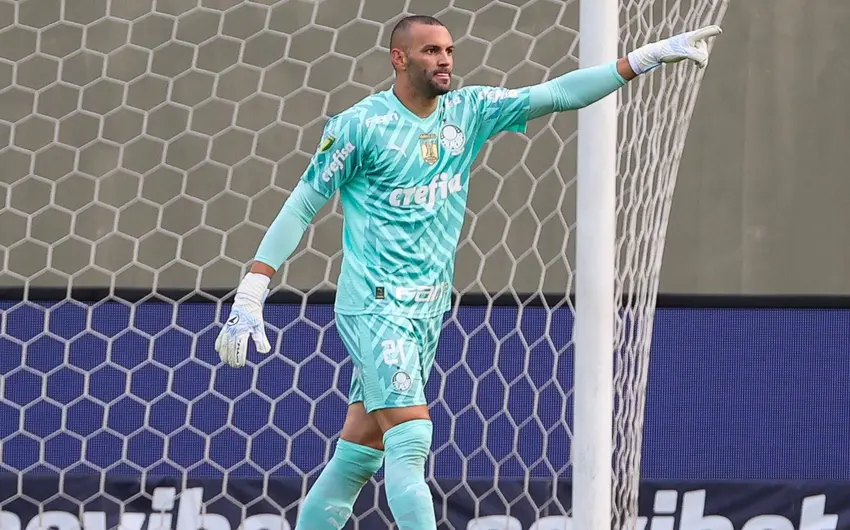 Weverton fez grandes defesas na vitória diante do Mirassol (Foto: Fábio Menotti/ Ag. Palmeiras)