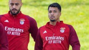 Elenco do Benfica. Foto: Getty Images