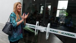 Leila Pereira. Foto: Cesar Greco/Palmeiras