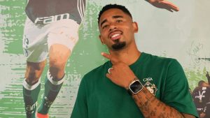 Gabriel Jesus. Foto: reprodução/Palmeiras
