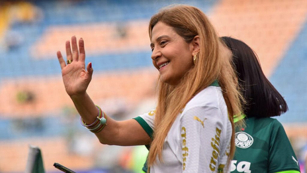 Leila Pereira, do Palmeiras. Foto: Roberto Casimiro