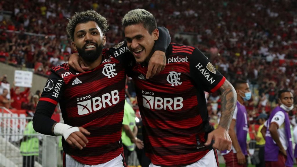 Dupla do Flamengo. Foto: reprodução/ESPN