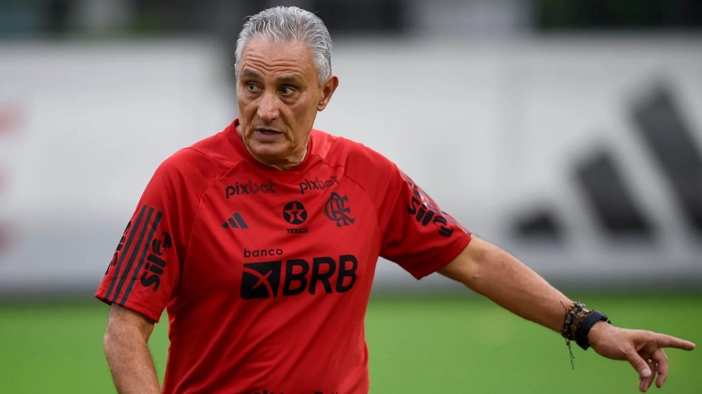 Tite, do Flamengo. Foto: reprodução/Placar