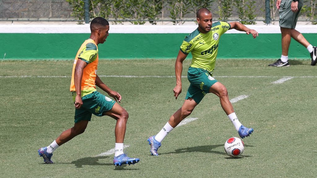 Mayke e Vanderlan. Foto: Cesar Greco/Palmeiras