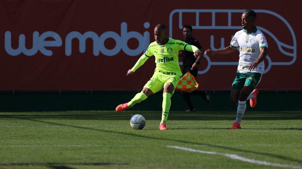 Mayke e Vanderlan. Foto: Cesar Greco/Palmeiras