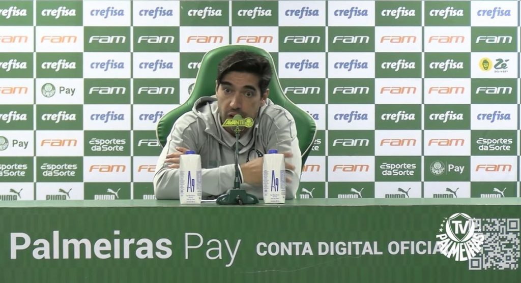 Abel Ferreira. Foto: reprodução/TV Palmeiras