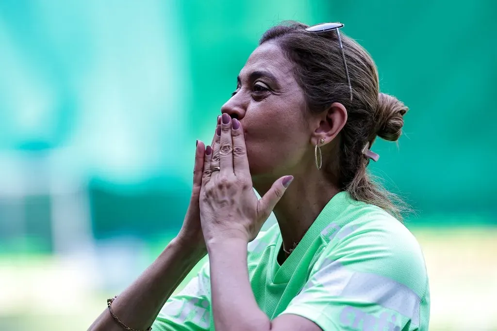 Leila Pereira, do Palmeiras. Foto: Fabio Giannelli/AGIF