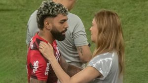 Leila Pereira e Gabigol. Foto: Maga Jr.