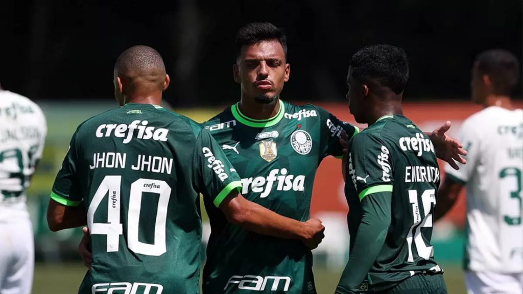 Elenco do Palmeiras. Foto: Cesar Greco