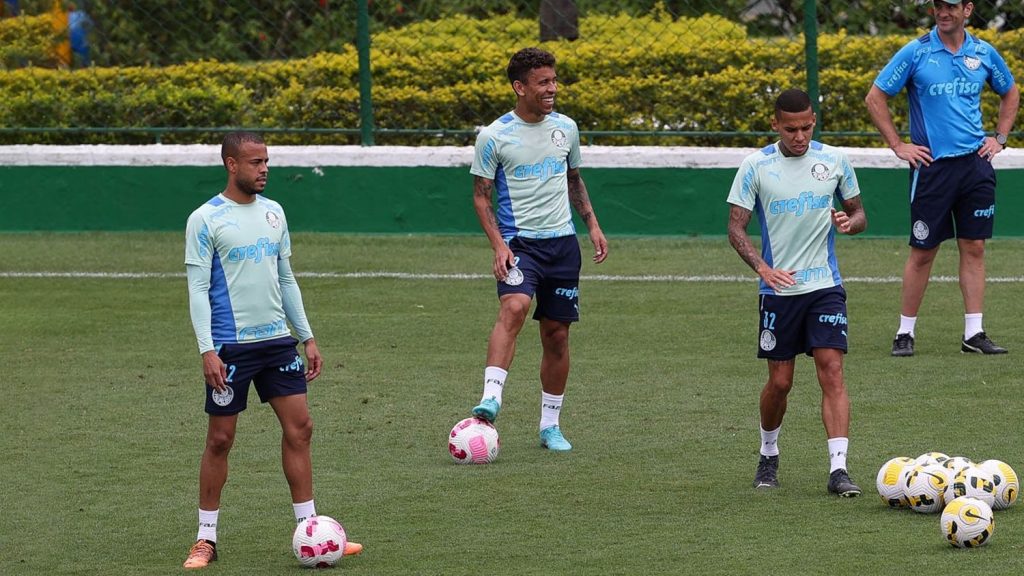 Elenco do Palmeiras. Foto: Cesar Greco