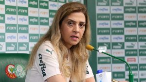 Leila Pereira. Foto: Cesar Greco/Palmeiras