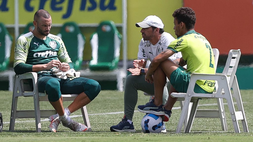 Elenco do Palmeiras. Foto: Cesar Greco