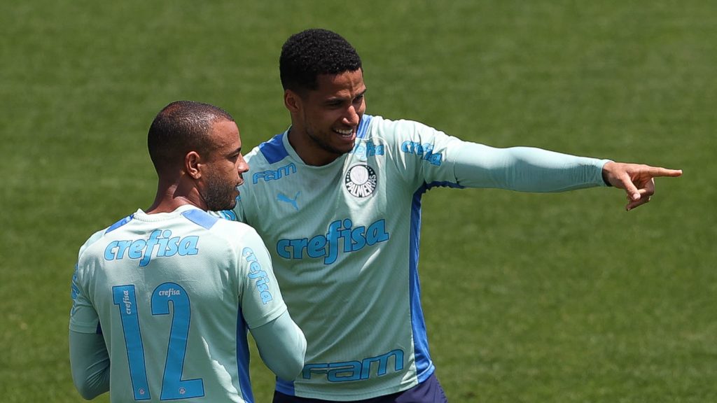 Mayke e Murilo. Foto: Cesar Greco/Palmeiras