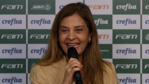 Leila Pereira. Foto: Cesar Greco/Palmeiras