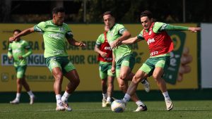 Elenco do Palmeiras. Foto: Cesar Greco