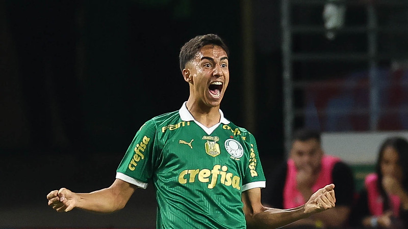 Vitor Reis na mira do Grupo City. Foto: Cesar Greco/Palmeiras