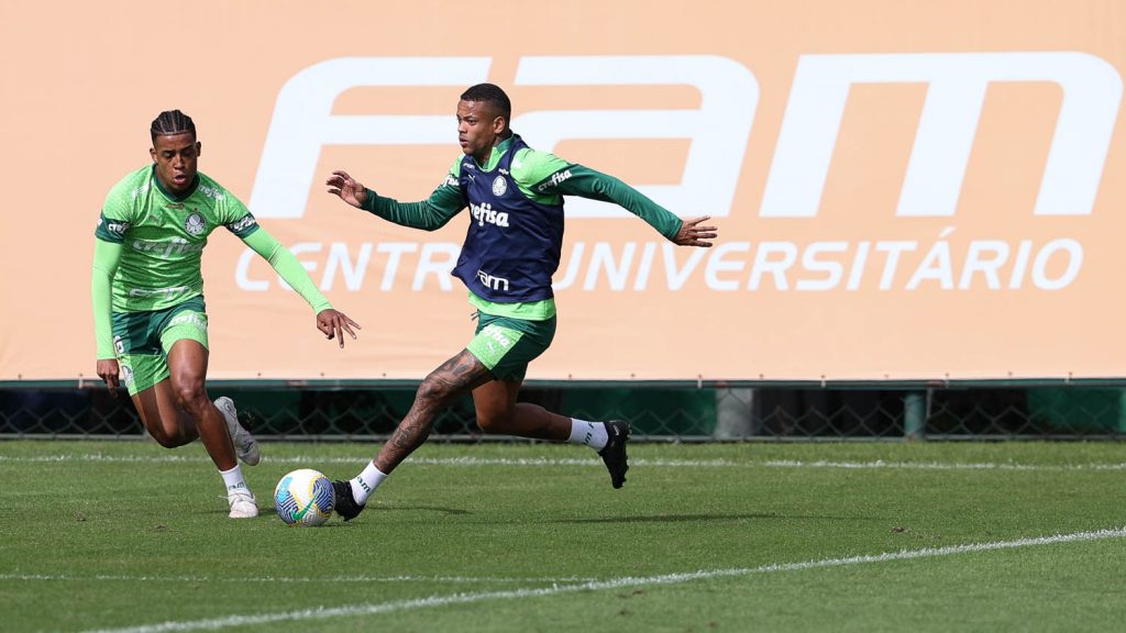 Vanderlan e Caio Paulista. Foto: Cesar Greco/Palmeiras