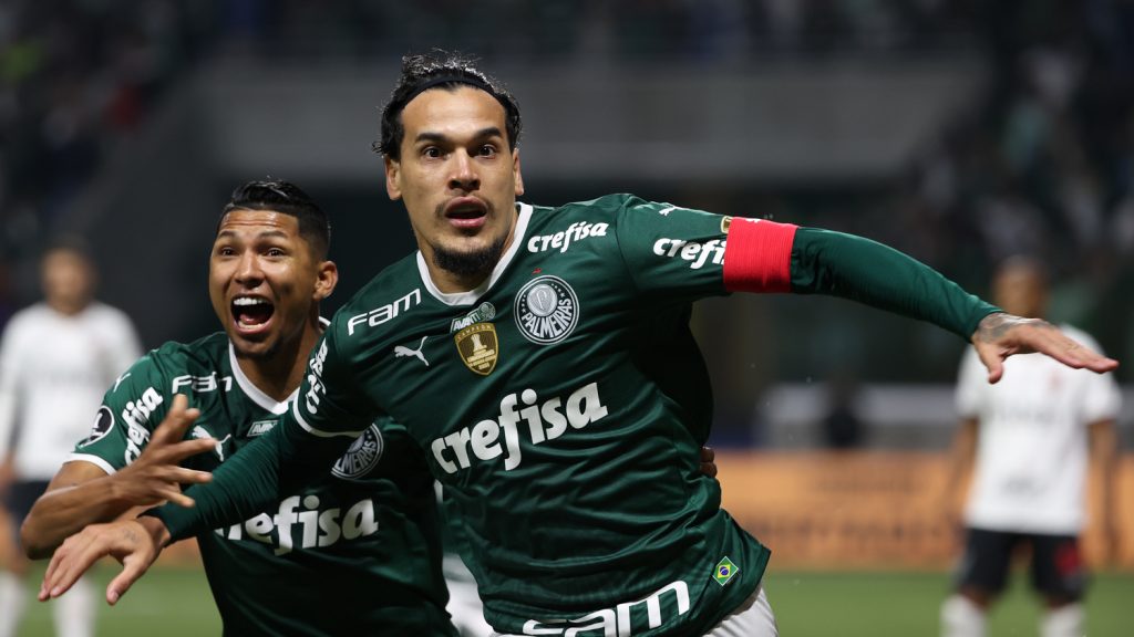 Gustavo Gómez e Rony. Foto: Cesar Greco/Palmeiras