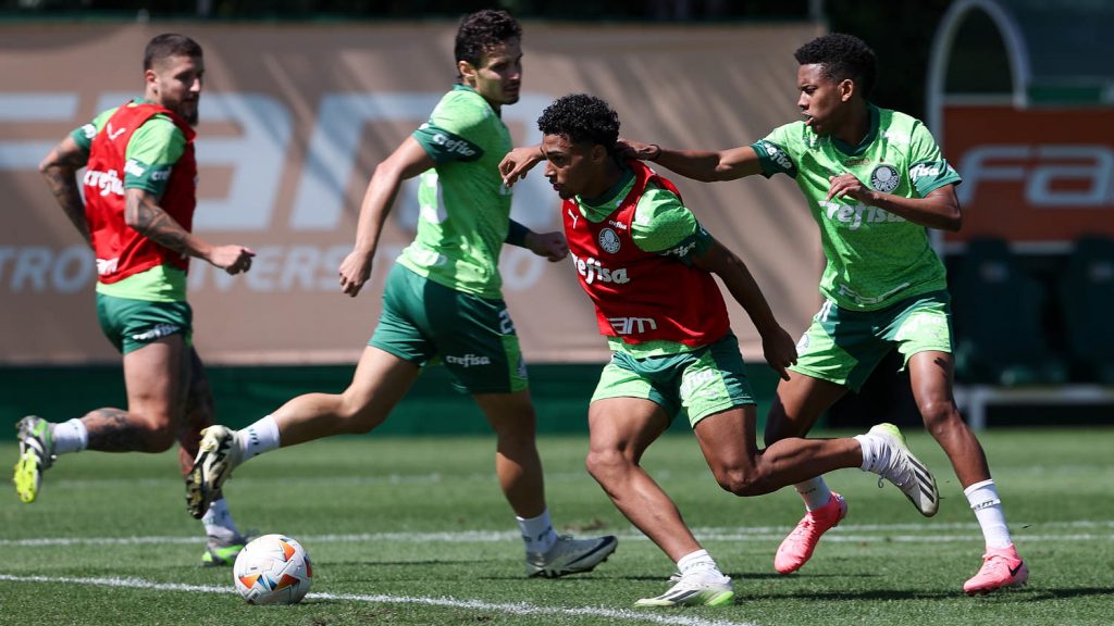 Elenco do Palmeiras. Foto: Cesar Greco