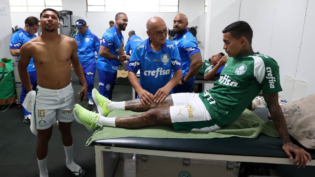 Rony e Dudu. Foto: Cesar Greco/Palmeiras