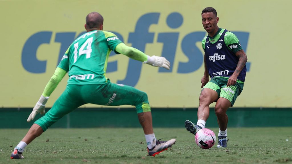 Elenco do Palmeiras. Foto: Cesar Greco/Palmeiras