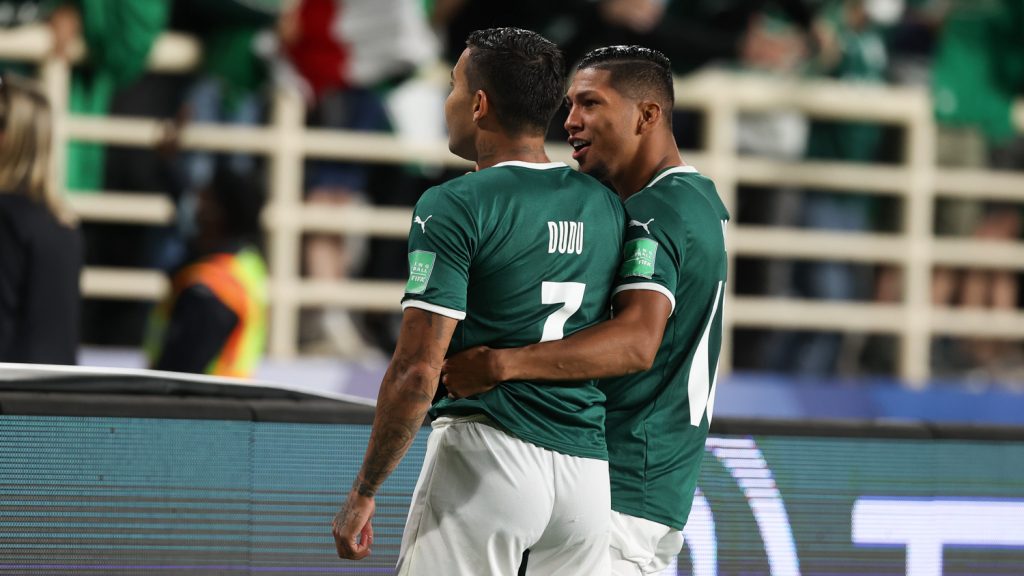 Dudu e Rony, do Palmeiras. Foto: Cesar Greco