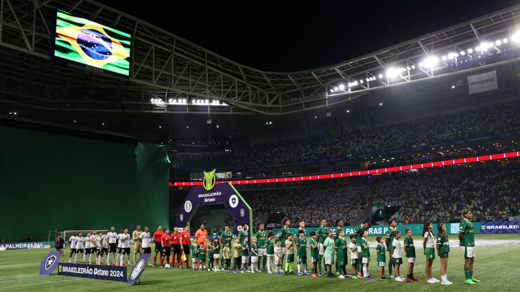 Palmeiras x Botafogo. Foto: Cesar Greco/Palmeiras