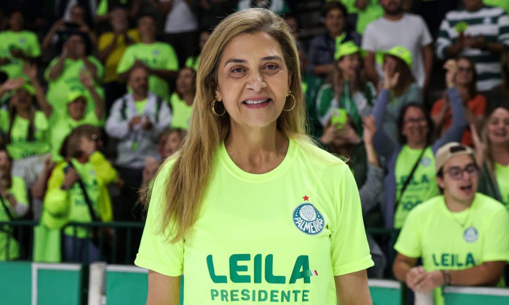 Leila Pereira, do Palmeiras. Foto: Cesar Greco