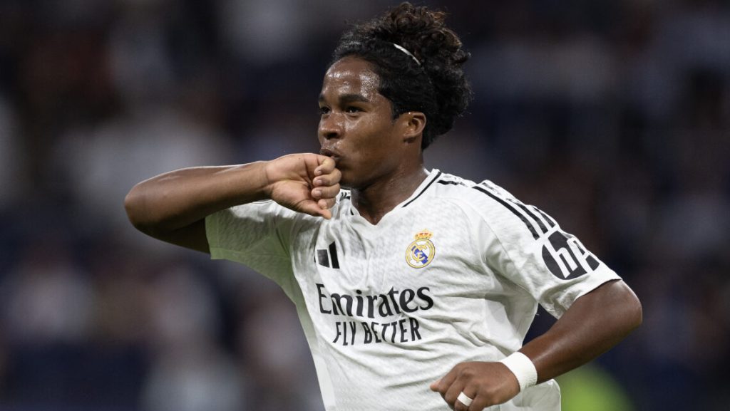 Endrick, do Real Madrid. Foto: Getty Images