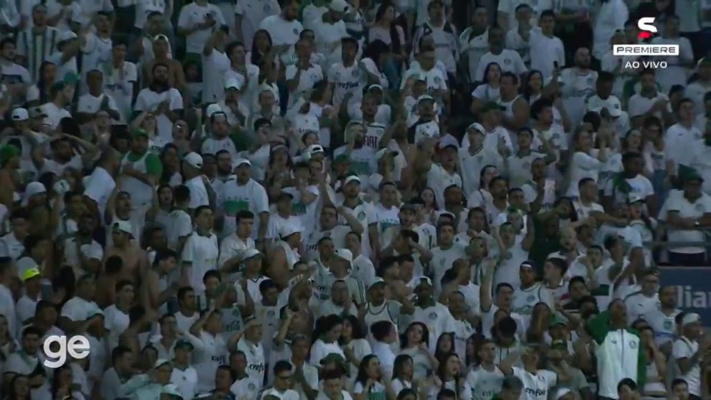 Torcida do Palmeiras. Foto: Reprodução/Premiere