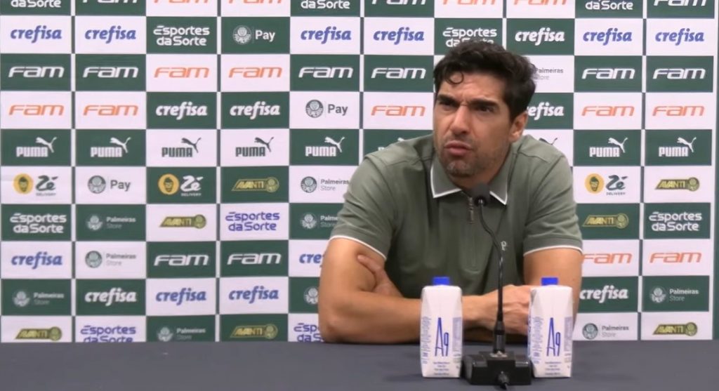 Abel Ferreira. Foto: Twitter/Murilo Dias