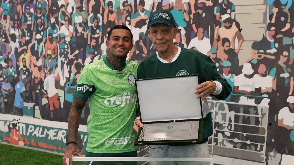 Dudu e Ademir da Guia. Foto: reprodução/Palmeiras