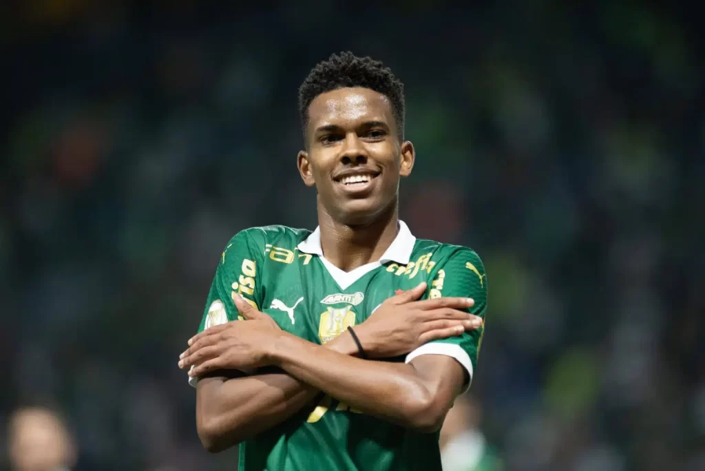 Estevão, do Palmeiras. Foto: Getty Images