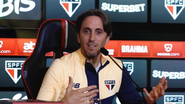 Zubeldía. Foto: Rubens Chiri / saopaulofc