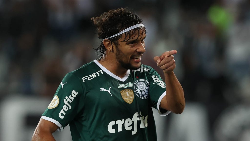 Gustavo Scarpa. Foto: Cesar Greco/Palmeiras