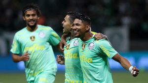 Dudu e Rony, do Palmeiras. Foto: Cesar Greco