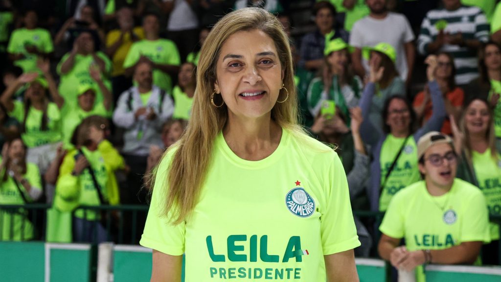 Leila Pereira, do Palmeiras. Foto: Cesar Greco