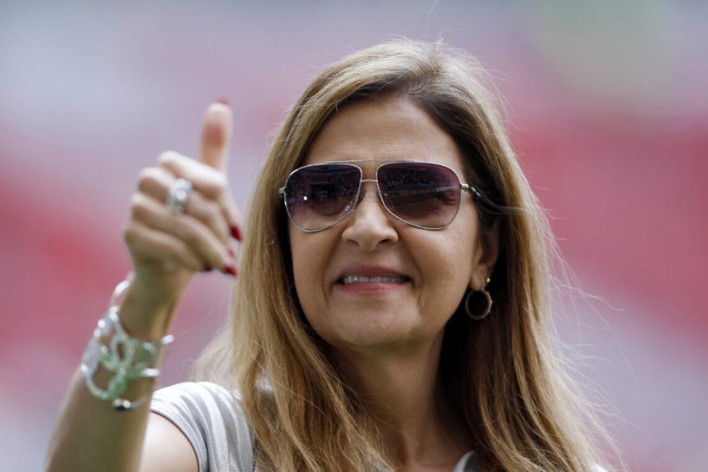 Leila Pereira, do Palmeiras. Foto: Getty Images