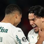 Murilo e Gómez. Foto: Cesar Greco/Palmeiras
