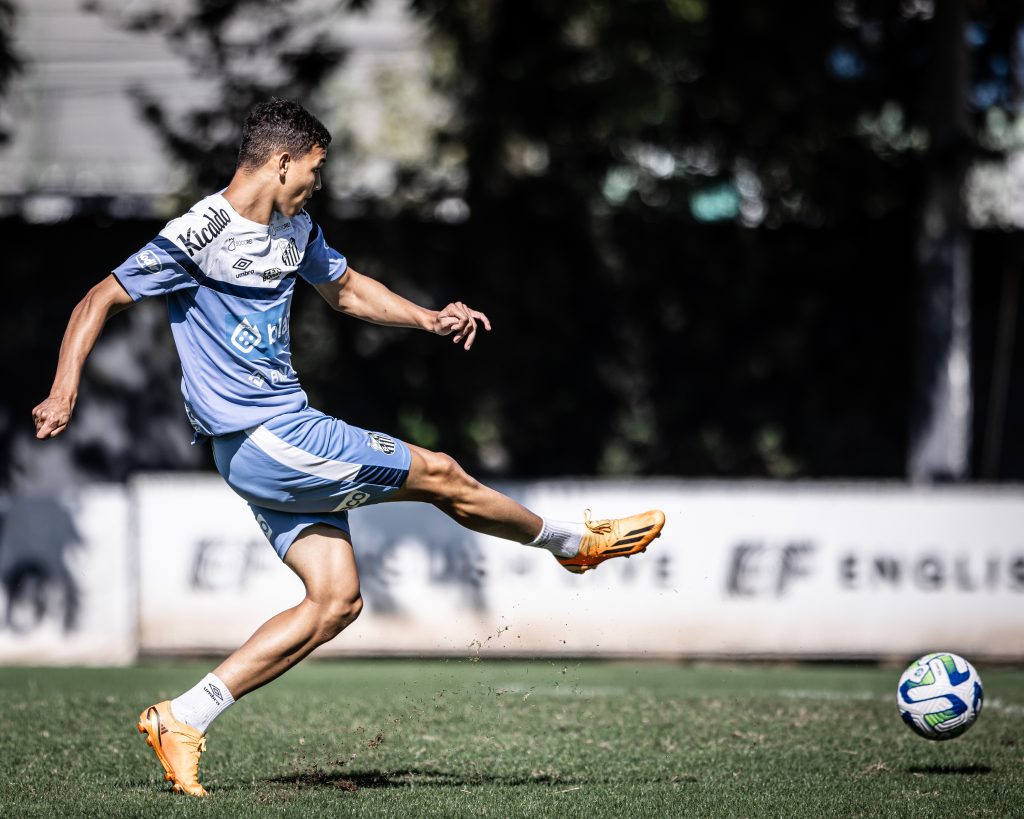Deivid Washington. Foto: Raul Baretta/ Santos FC.