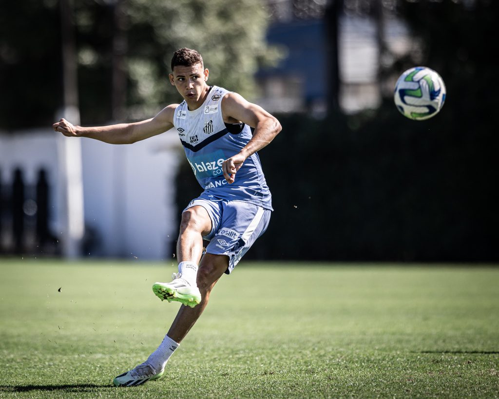 Deivid Washington. Foto:  Raul Baretta/ Santos FC.