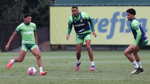 Elenco do Palmeiras. Foto: Cesar Greco/Palmeiras