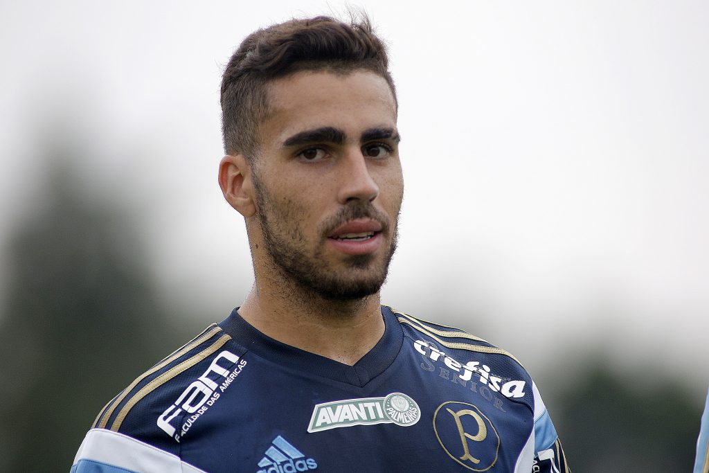Gabriel foi campeão brasileiro pelo Palmeiras em 2016. Foto: Daniel Vorley/AGIF.
