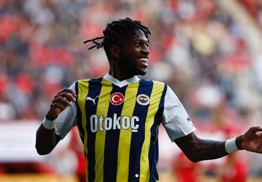 Fred pelo Fenerbahçe. Foto: Reprodução Instagram